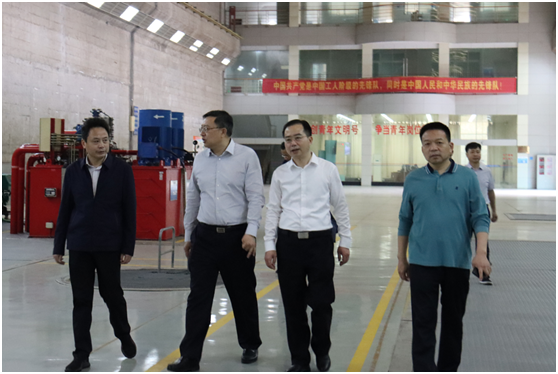 省国资委党委委员、副主任毛育新带队赴华体会平台株洲航电分华体会(中国)一站式服务平台开展安全生产督查