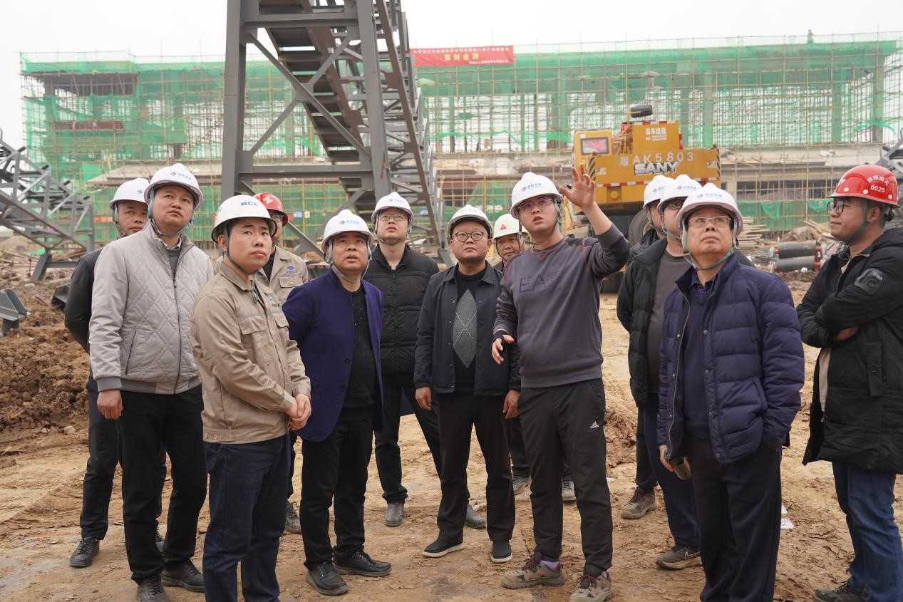 沅江市市长罗必胜调研华体会平台沅江机制砂和砂石集散中心建设项目