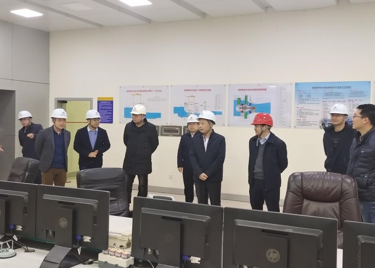 株洲航电分华体会(中国)一站式服务平台周先亮一行赴铜湾水电站开展专题工作交流
